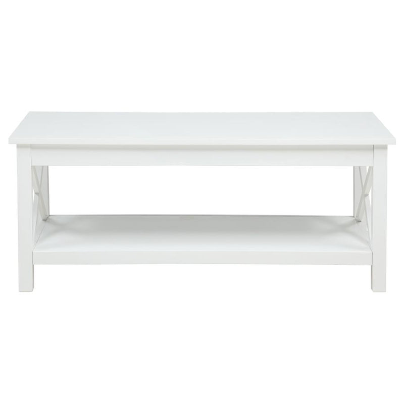 Skyview 3-piece Rectangular Lift Top Coffee Table Set White-zoom-