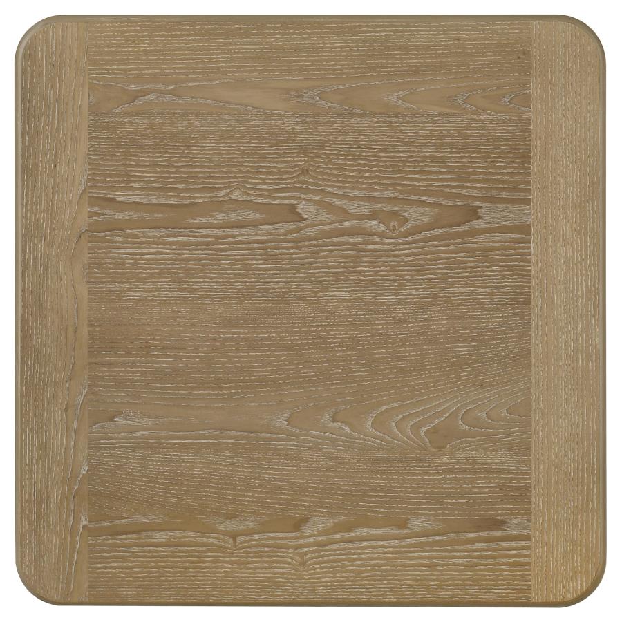Adina Square Wood Side End Table Distressed Light Brown-zoom-6