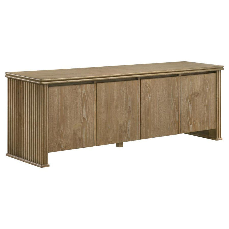 Adina 70-inch TV Stand Media Console Distressed Light Brown-zoom-