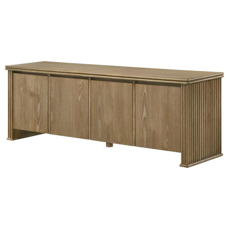 Adina 70-inch TV Stand Media Console Distressed Light Brown-zoom-