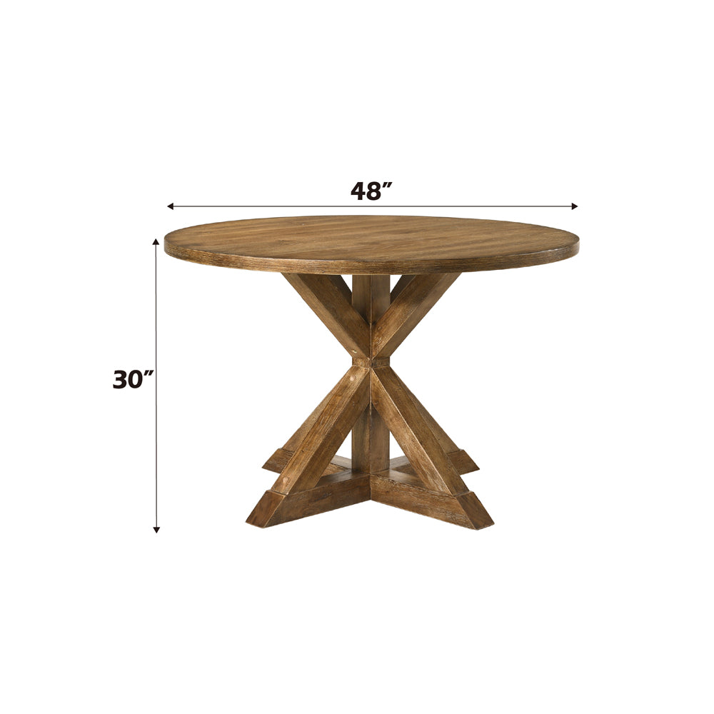 ACME Wallace II Dining Table – back view – Lusso Furniture Miami