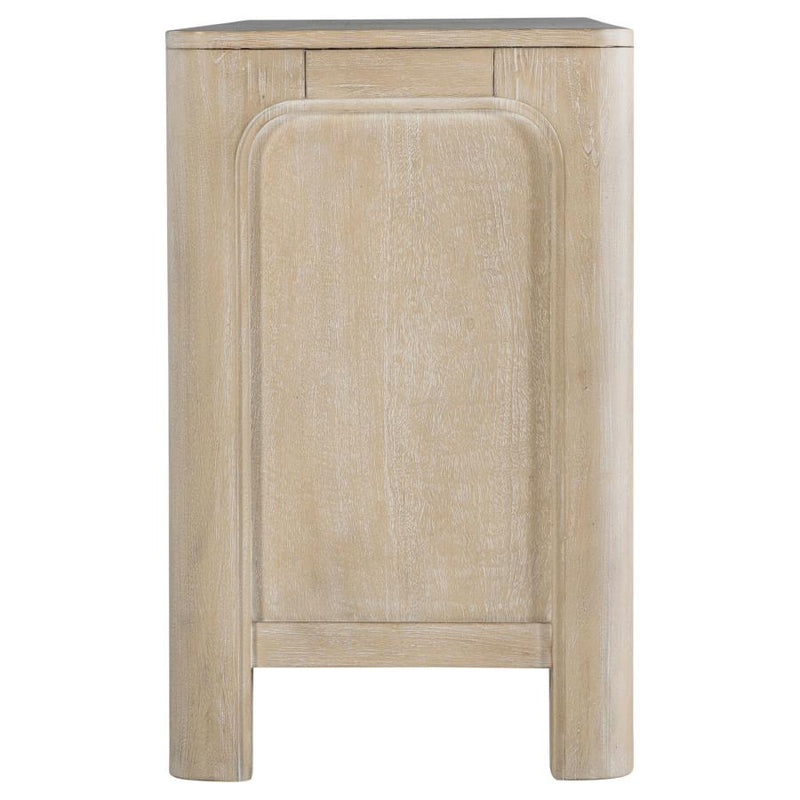 Solano 71-inch 2-door TV Stand Media Console Weathered Mango-zoom-