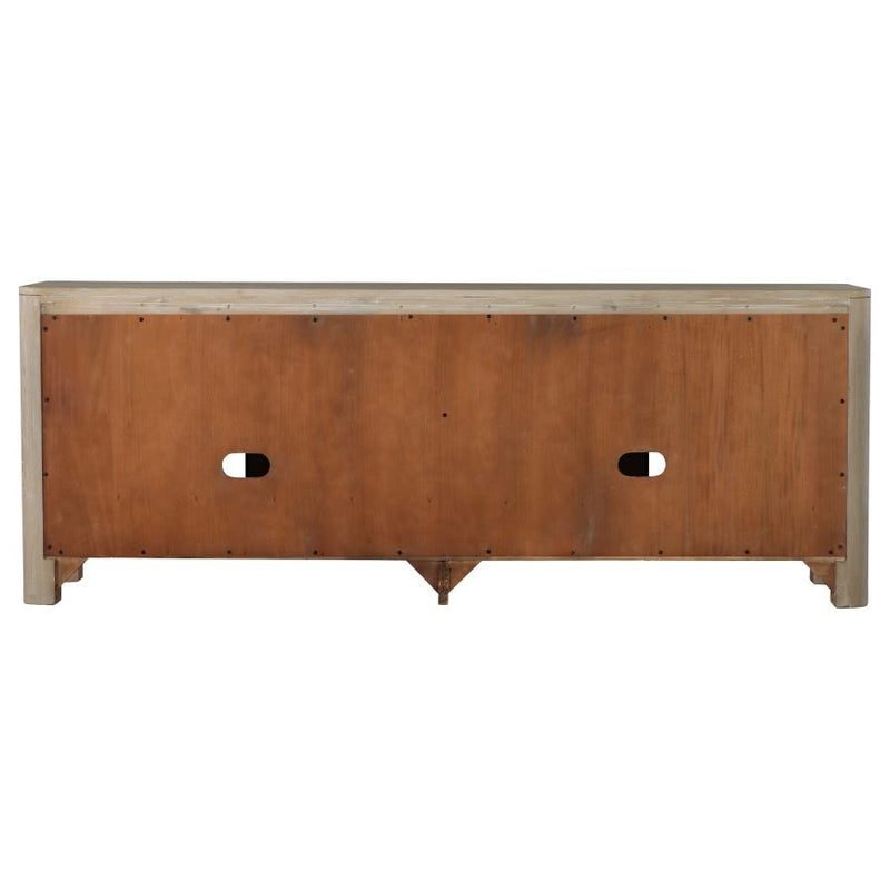 Solano 71-inch 2-door TV Stand Media Console Weathered Mango-zoom-