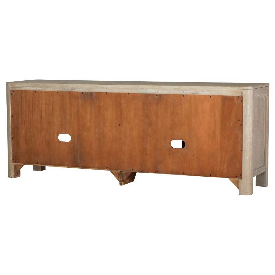 Solano 71-inch 2-door TV Stand Media Console Weathered Mango-10
