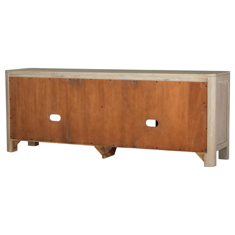 Solano 71-inch 2-door TV Stand Media Console Weathered Mango-zoom-