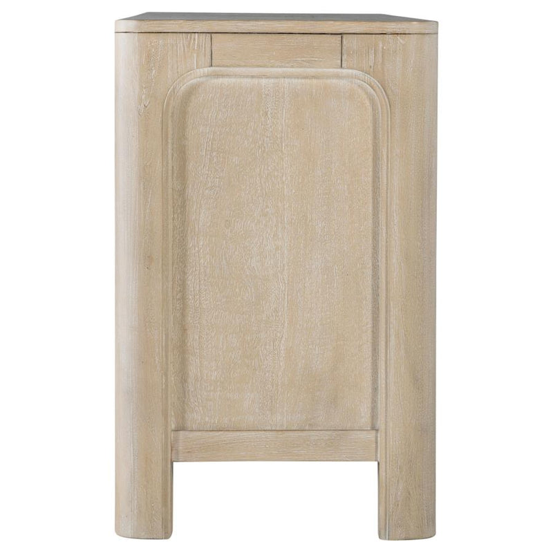 Solano 71-inch 2-door TV Stand Media Console Weathered Mango-zoom-