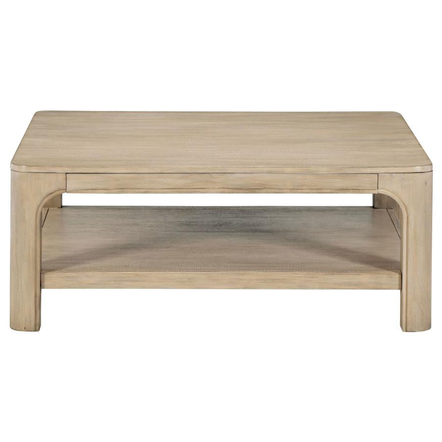 Solano 2-piece Square Coffee Table Set Weathered Mango-7