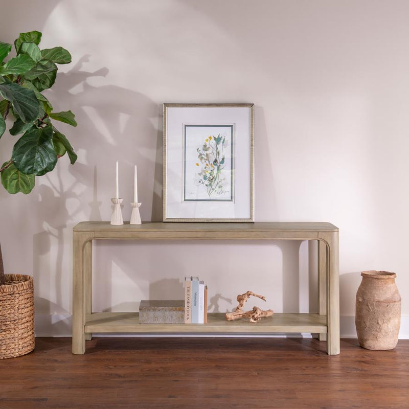 Solano 64-inch Entryway Console Sofa Table Weathered Mango-zoom-