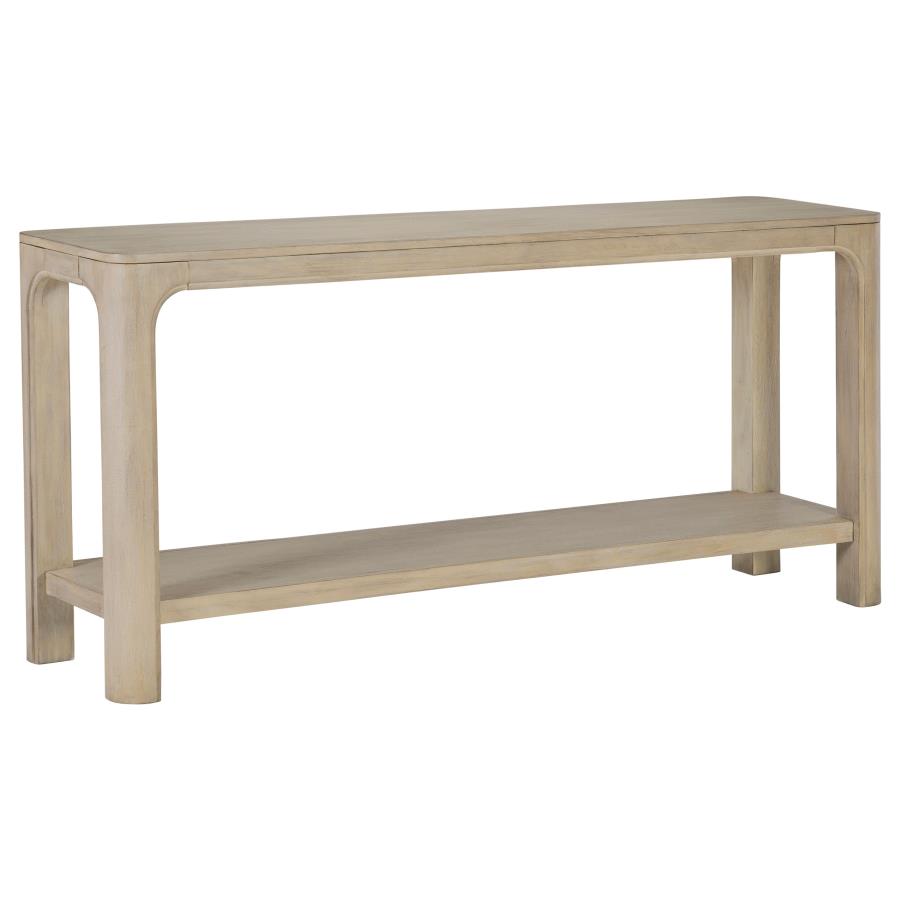 Solano 64-inch Entryway Console Sofa Table Weathered Mango-zoom-1