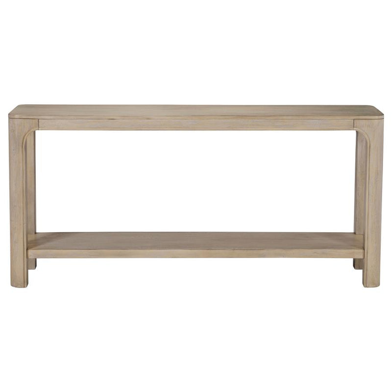 Solano 64-inch Entryway Console Sofa Table Weathered Mango-zoom-