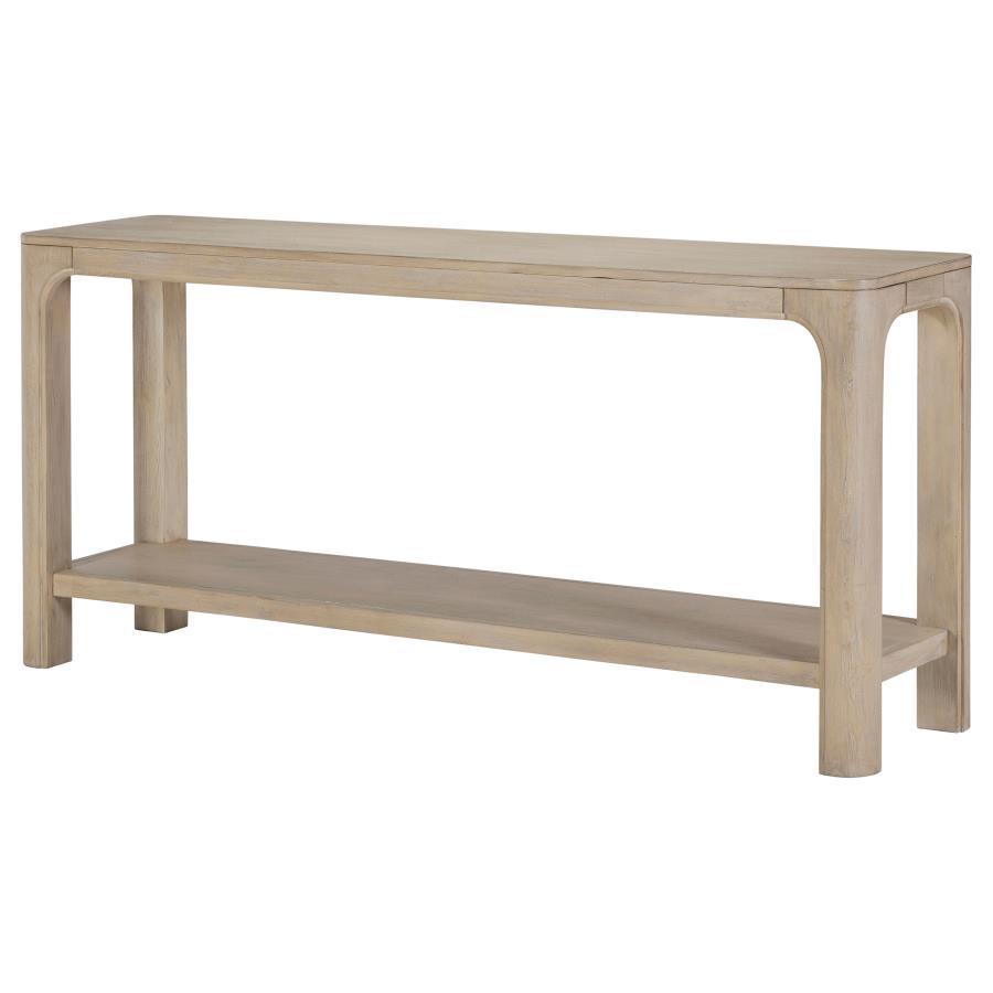 Solano 64-inch Entryway Console Sofa Table Weathered Mango-zoom-5