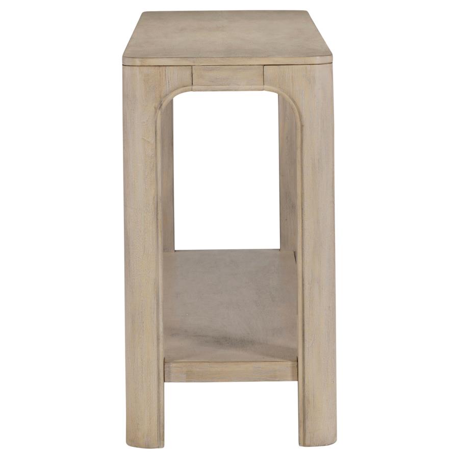 Solano 64-inch Entryway Console Sofa Table Weathered Mango-6
