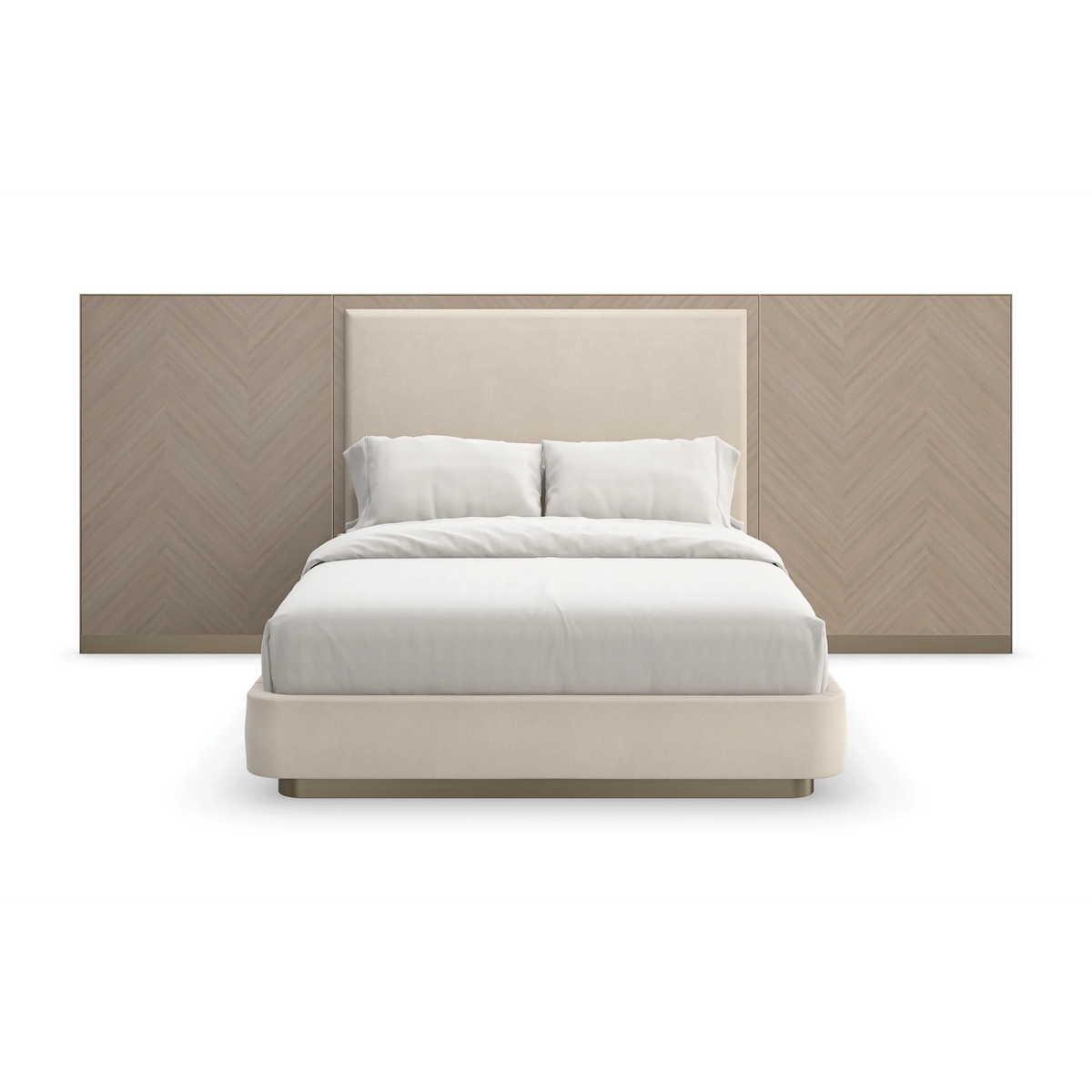 Caracole Anthology Bed – front view – Lusso Furniture Miami