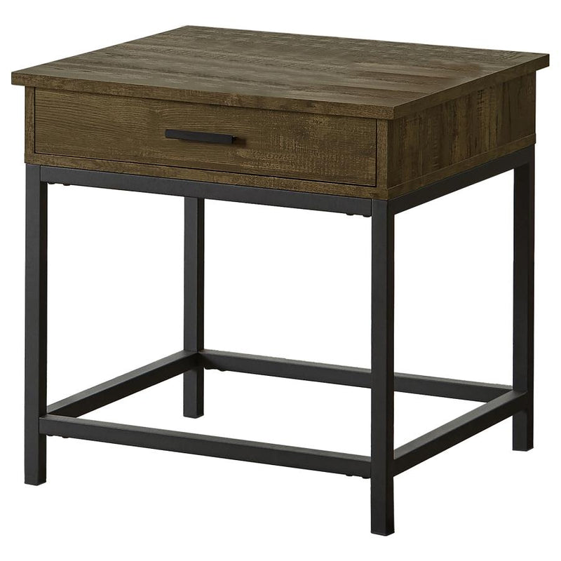 Byers 3-piece Lift Top Coffee and End Table Set Brown Oak-zoom-