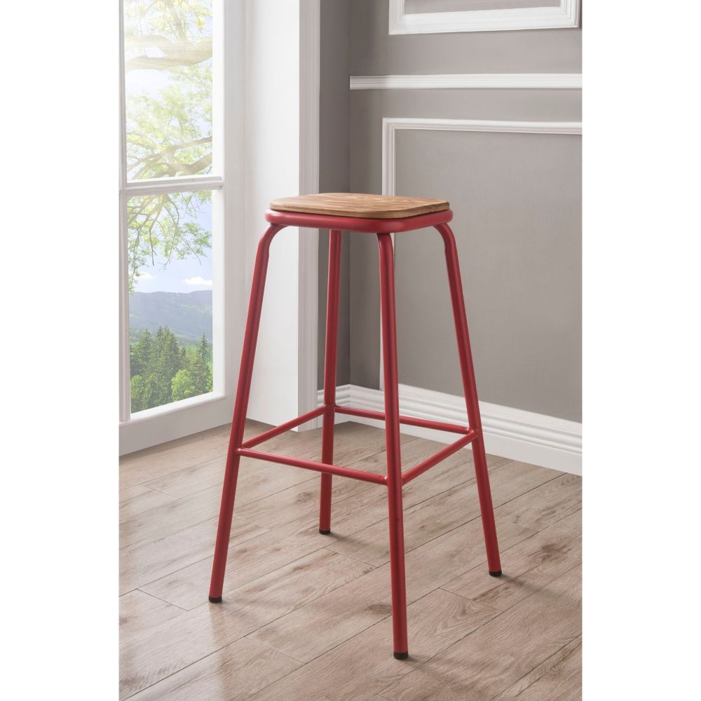 ACME Scarus Bar Stool Set of 2 – angle view – Lusso Furniture Miami
