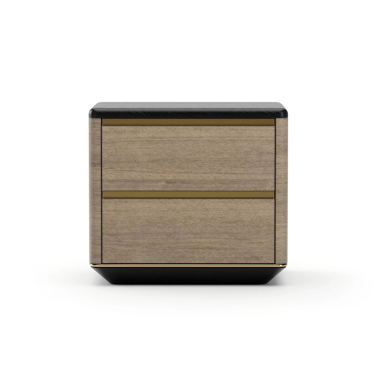 Caracole Madera Plinth Nightstand – room setting – Lusso Furniture Miami
