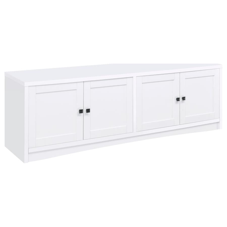 Laughlin 3-piece Entertainment Center TV Stand White-zoom-4