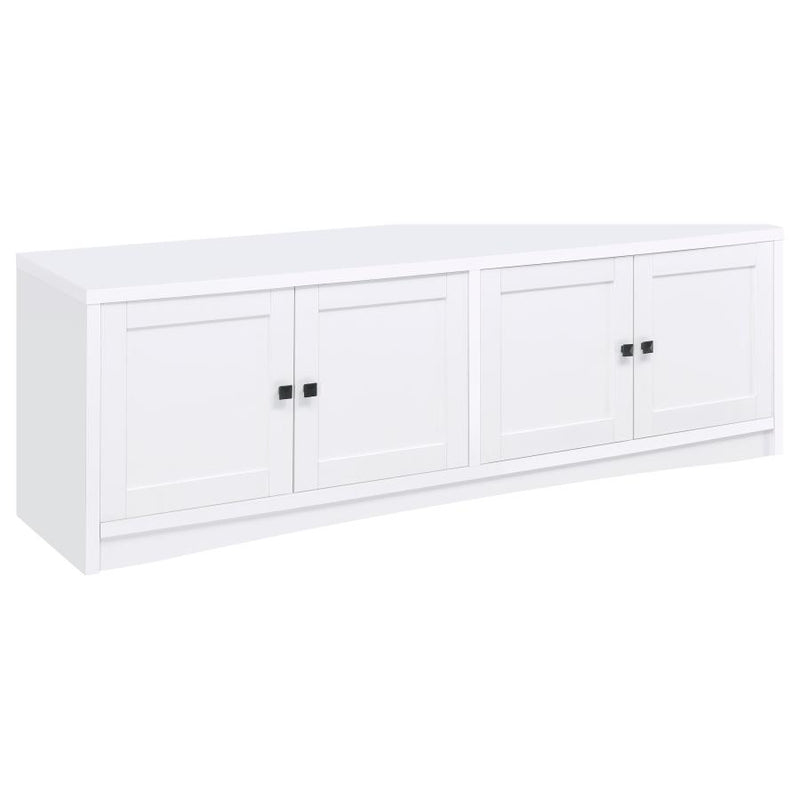 Laughlin 3-piece Entertainment Center TV Stand White-zoom-