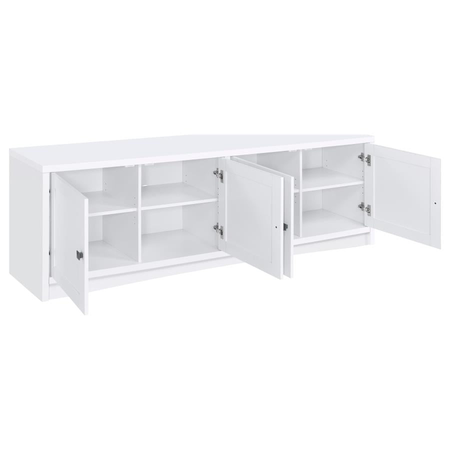 Laughlin 3-piece Entertainment Center TV Stand White-5