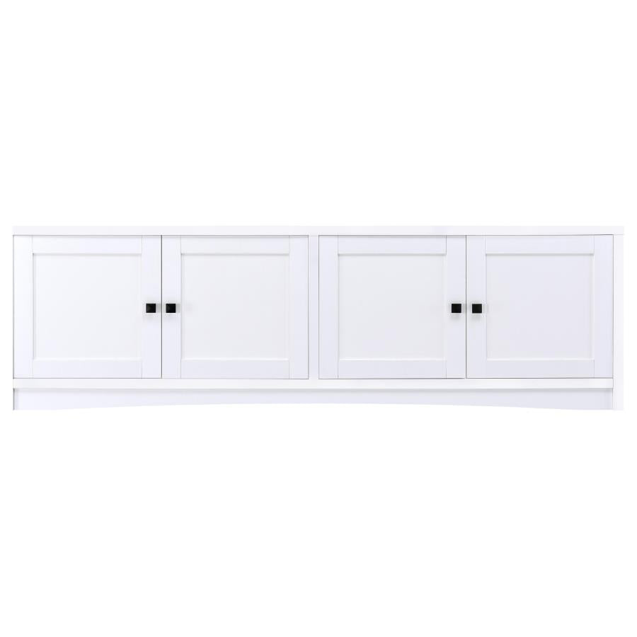 Laughlin 3-piece Entertainment Center TV Stand White-6