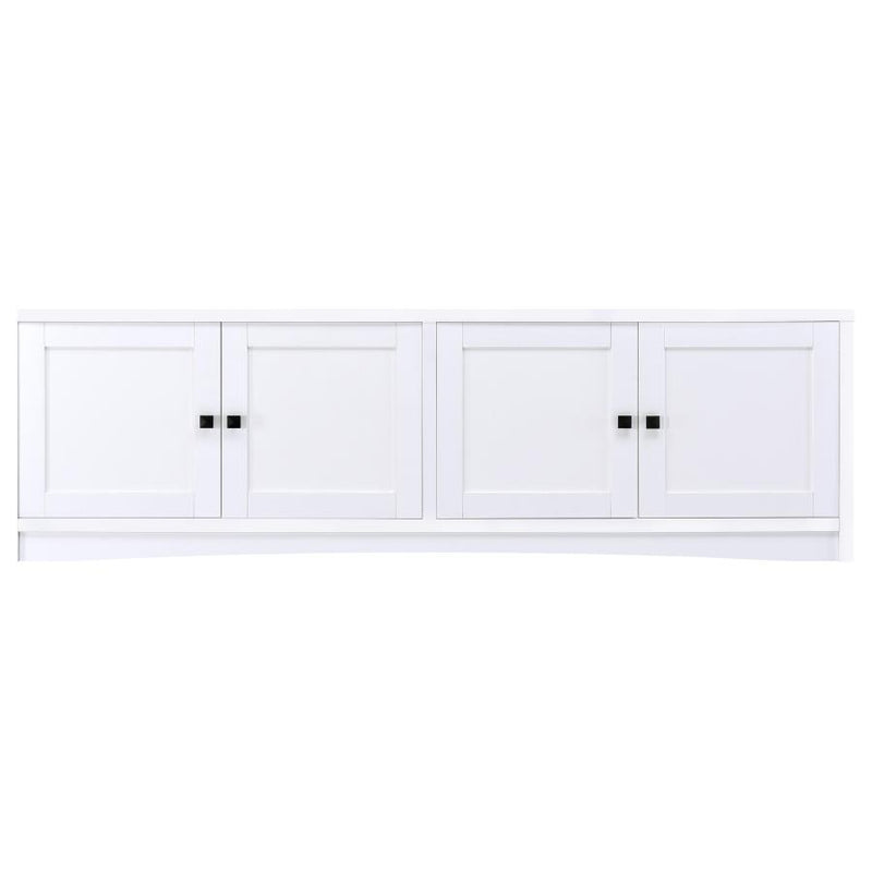 Laughlin 3-piece Entertainment Center TV Stand White-zoom-