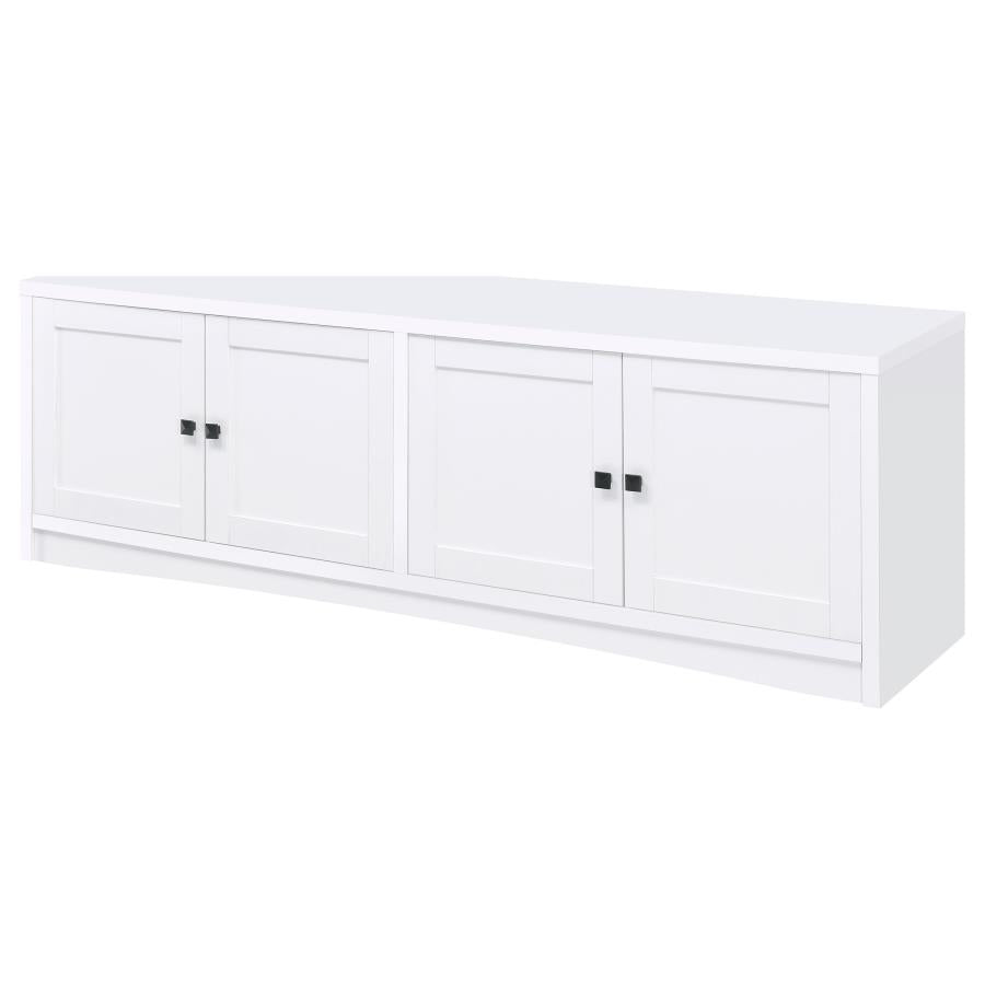 Laughlin 3-piece Entertainment Center TV Stand White-7
