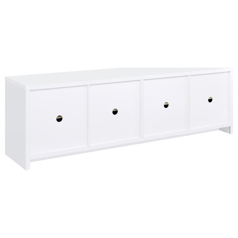 Laughlin 3-piece Entertainment Center TV Stand White-9