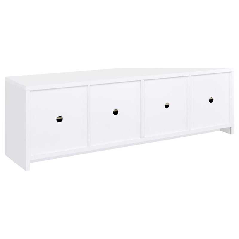 Laughlin 3-piece Entertainment Center TV Stand White-zoom-
