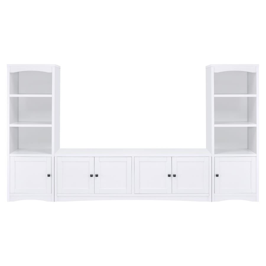Laughlin 4-door Engineered Wood 78-inch TV Stand White-zoom-13