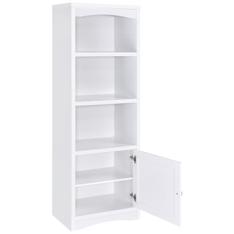 Laughlin 3-shelf Engineered Wood Media Tower White-zoom-