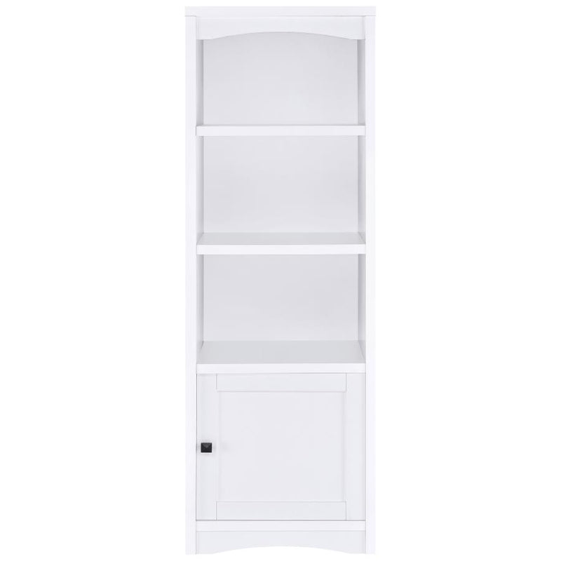 Laughlin 3-shelf Engineered Wood Media Tower White-zoom-