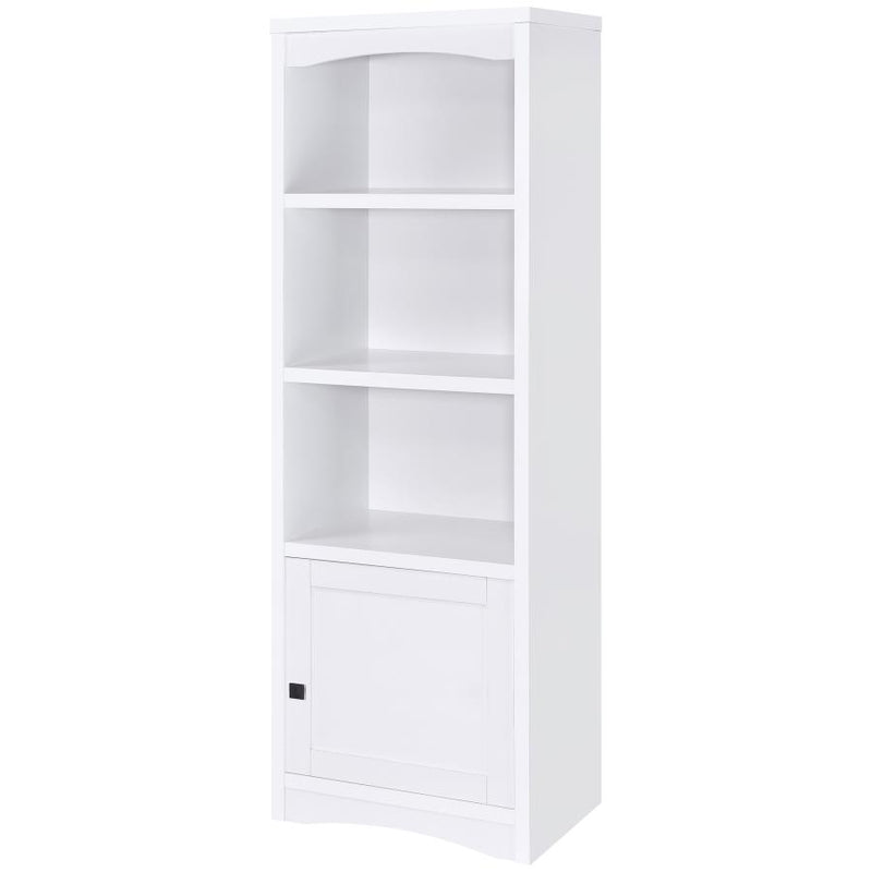 Laughlin 3-shelf Engineered Wood Media Tower White-zoom-
