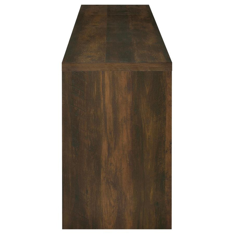 Laughlin 4-door Engineered Wood 78-inch TV Stand Dark Pine-zoom-