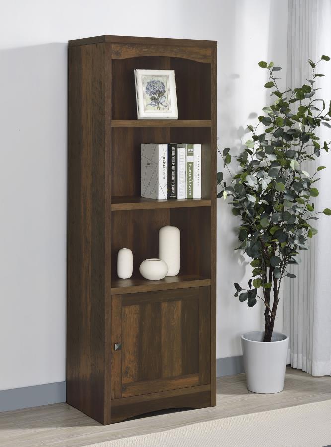 Laughlin 3-shelf Engineered Wood Media Tower Dark Pine-zoom-