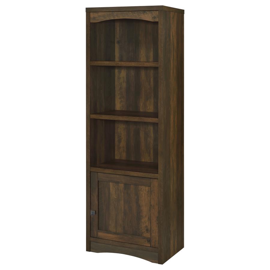 Laughlin 3-shelf Engineered Wood Media Tower Dark Pine-zoom-5