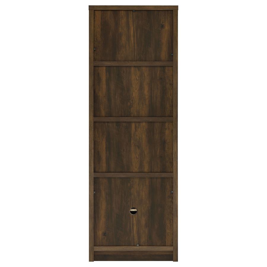 Laughlin 3-shelf Engineered Wood Media Tower Dark Pine-8