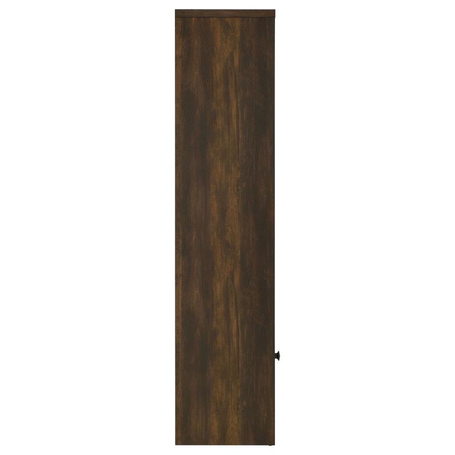 Laughlin 3-shelf Engineered Wood Media Tower Dark Pine-zoom-10
