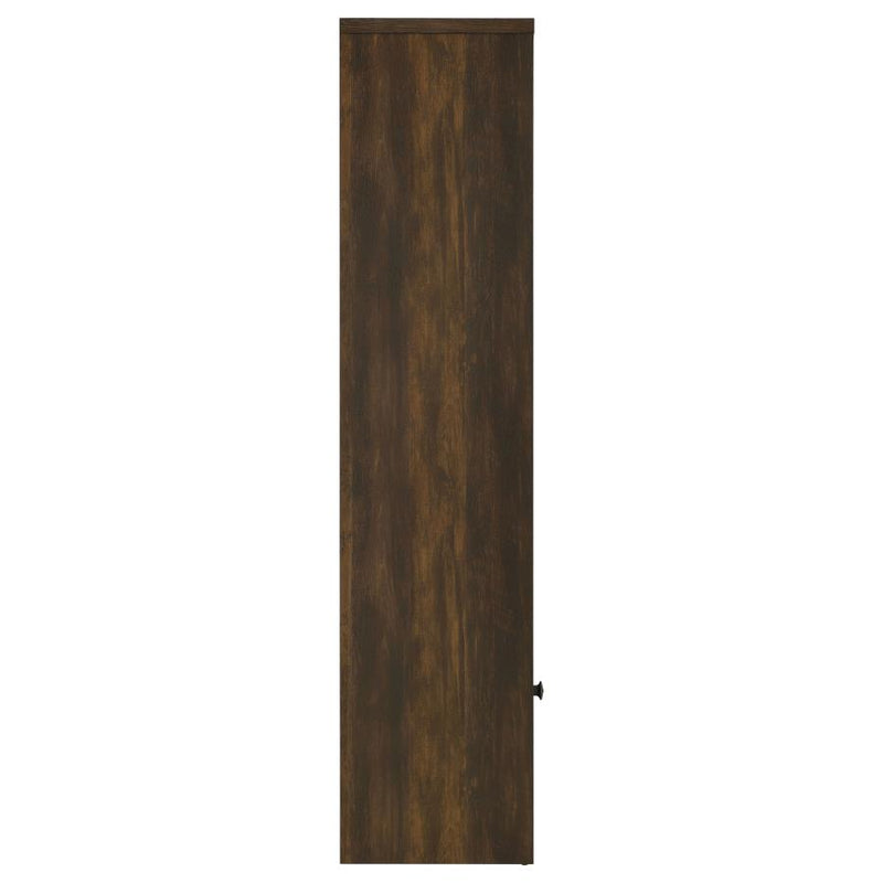 Laughlin 3-shelf Engineered Wood Media Tower Dark Pine-zoom-