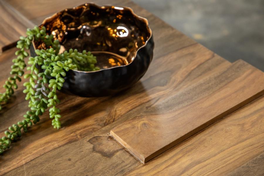Samira Square Solid Wood Coffee Table Natural Sheesham-zoom-7
