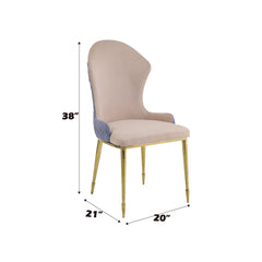 ACME Caolan Side Chair Set of 2 – back view – Lusso Furniture Miami