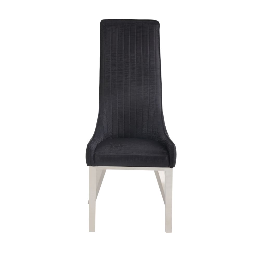 ACME Gianna Side Chair Set of 2 – angle view – Lusso Furniture Miami