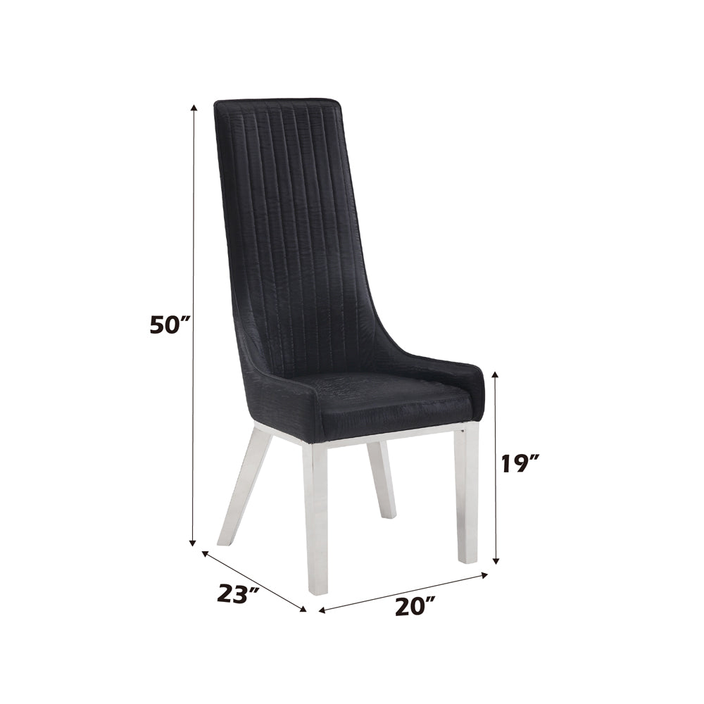 ACME Gianna Side Chair Set of 2 – room setting – Lusso Furniture Miami