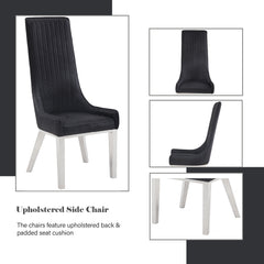 ACME Gianna Side Chair Set of 2 – back view – Lusso Furniture Miami