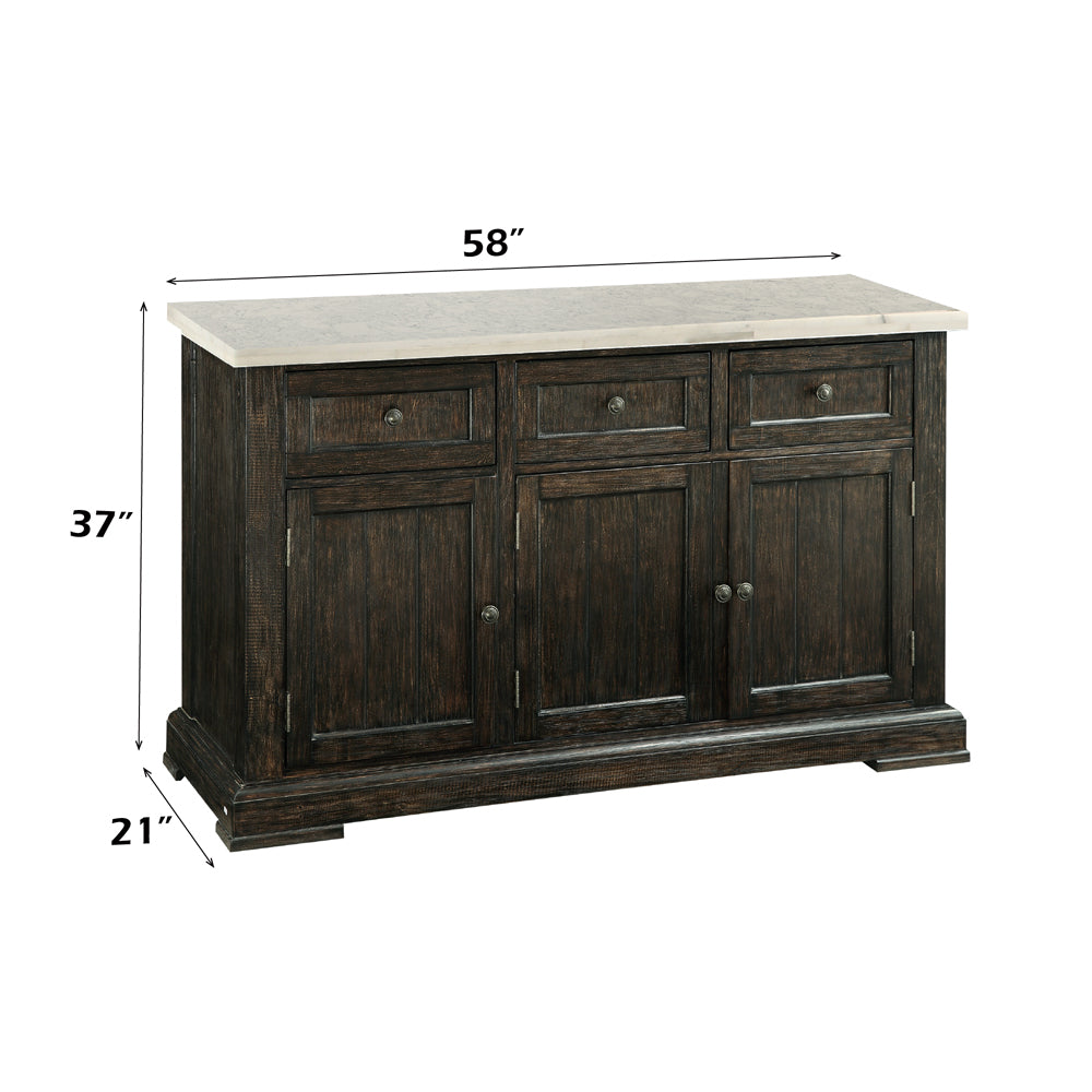 ACME Nolan Server – angle view – Lusso Furniture Miami