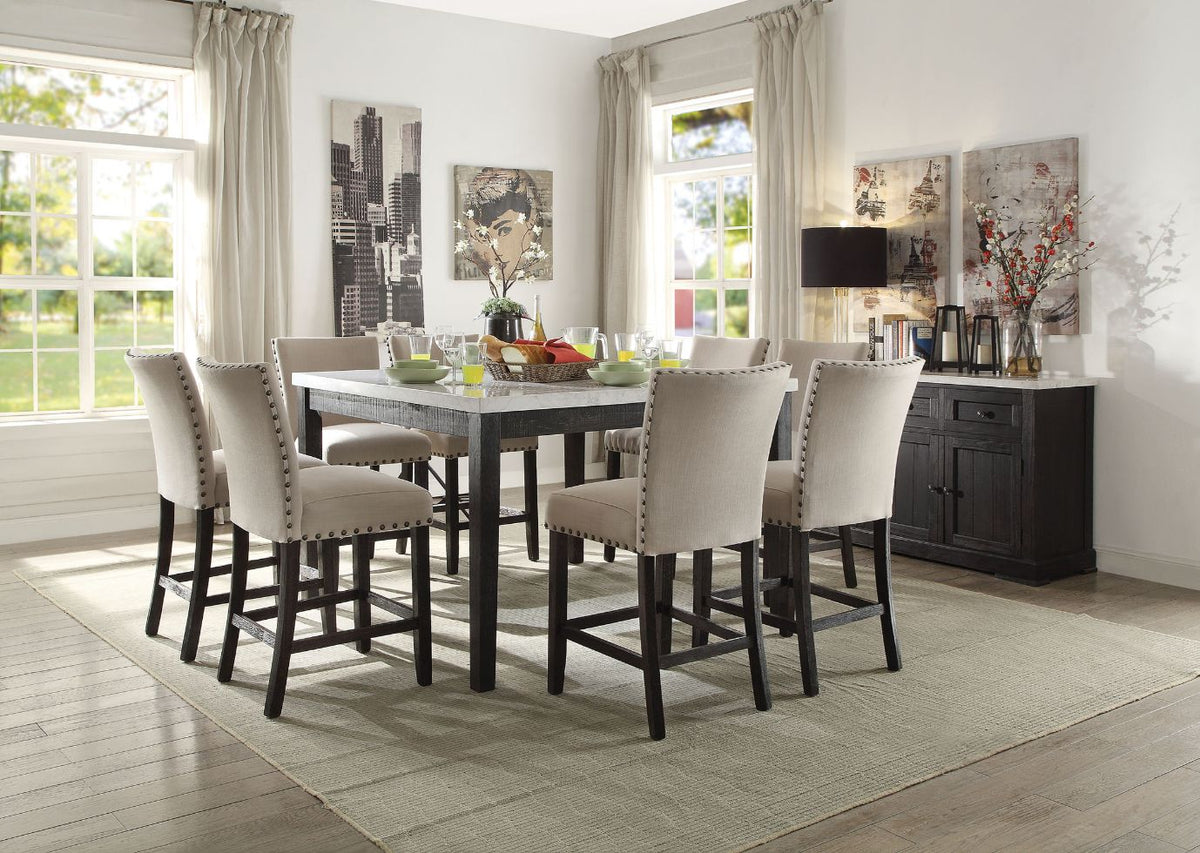 ACME Nolan Counter Height Table – front view – Lusso Furniture Miami
