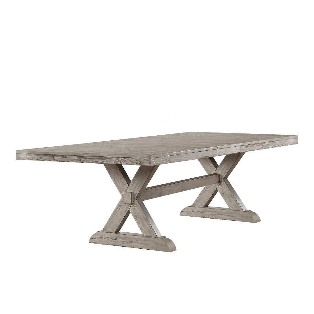 ACME Rocky Dining Table – angle view – Lusso Furniture Miami