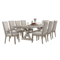 ACME Rocky Dining Table – room setting – Lusso Furniture Miami