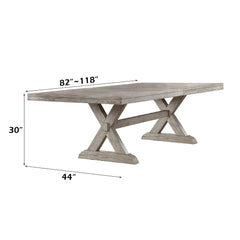 ACME Rocky Dining Table – close-up – Lusso Furniture Miami