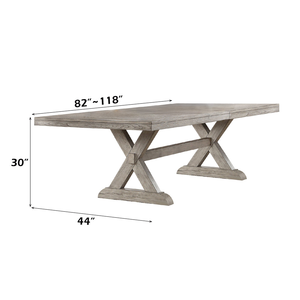ACME Rocky Dining Table – close-up – Lusso Furniture Miami