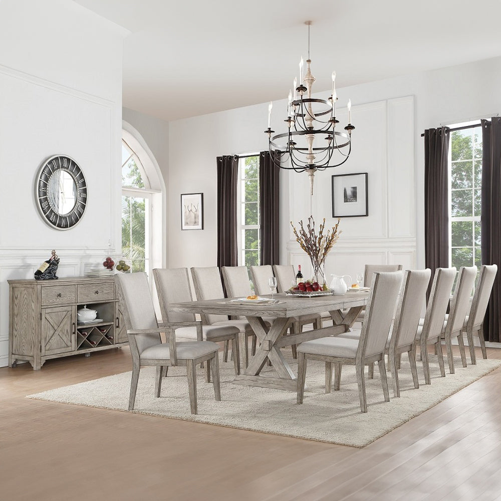 ACME Rocky Dining Table – back view – Lusso Furniture Miami